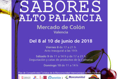 Cartel sabores Alto Palancia Mercado Colón