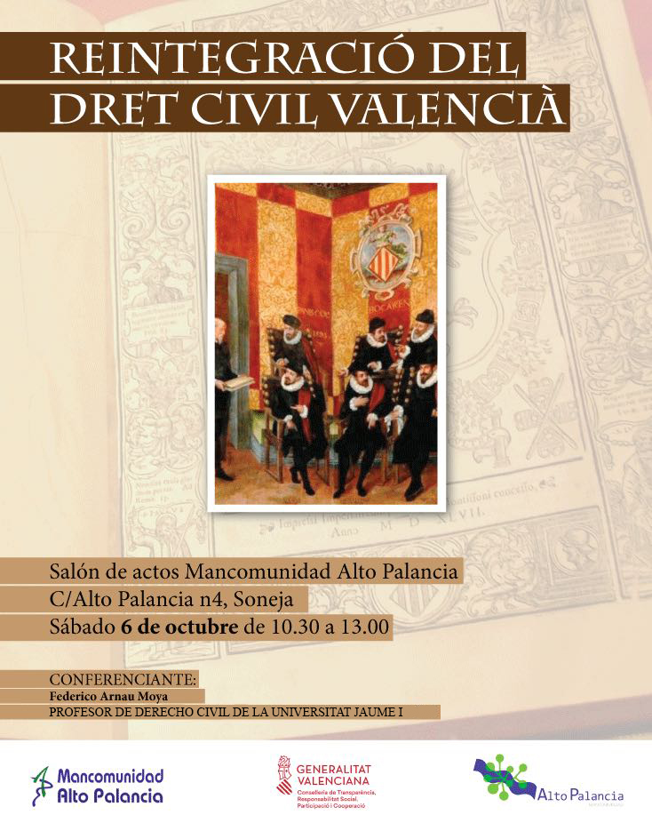 Cartel reintegració del dret civil valenciá2