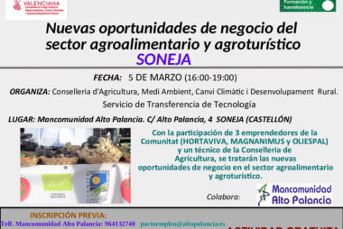 Cartel Jornada Agroalimentaria 5 marzo