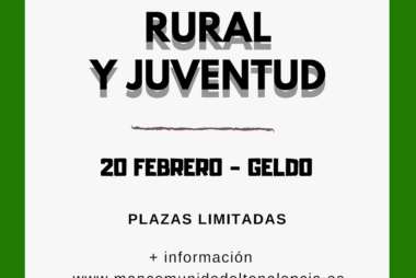 Cartel I Jornadas dinamización rural y juventud