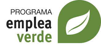 Logo programa emplea verde